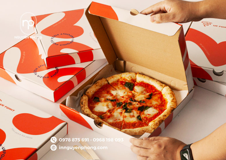 Hộp carton 3 lớp sóng E đựng thực phẩm